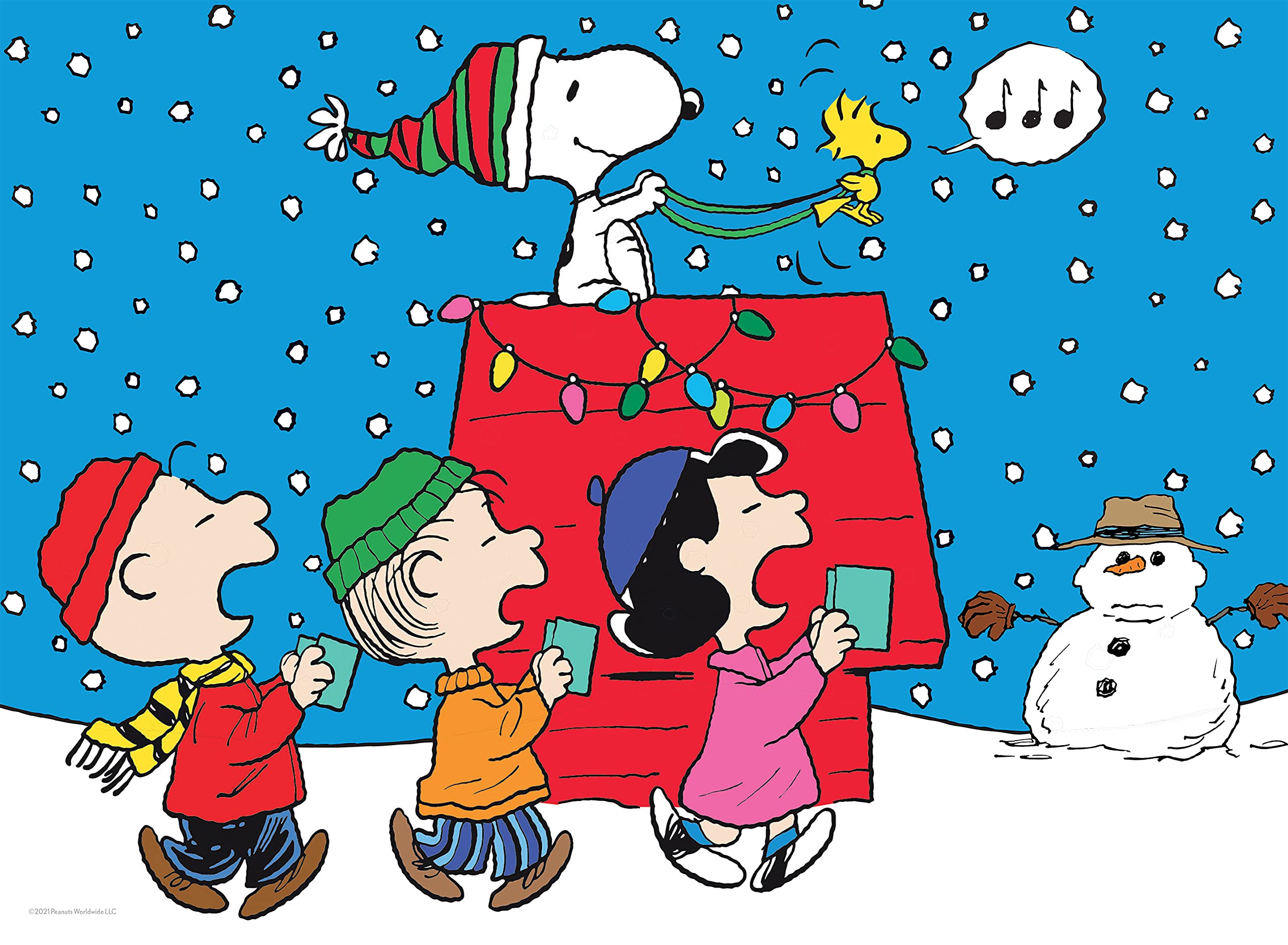 Foto 2 | Rompecabezas Ceaco Peanuts Holiday Snoopy And The Singers - Venta Internacional.