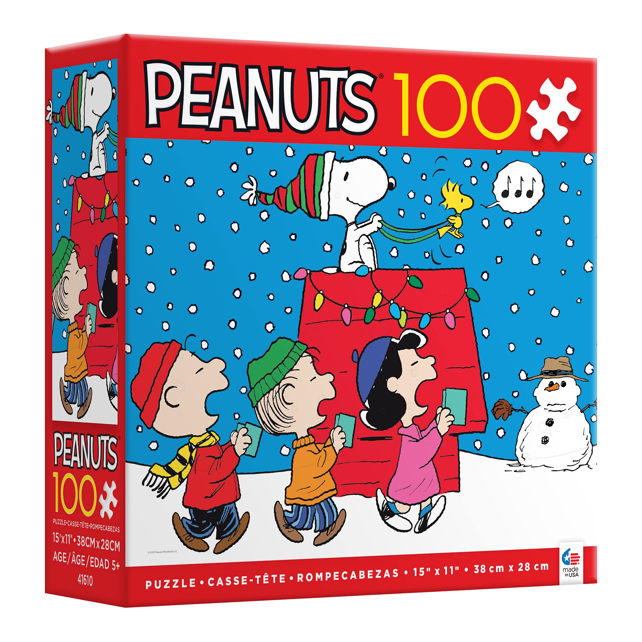 Foto 4 pulgar | Rompecabezas Ceaco Peanuts Holiday Snoopy And The Singers - Venta Internacional.