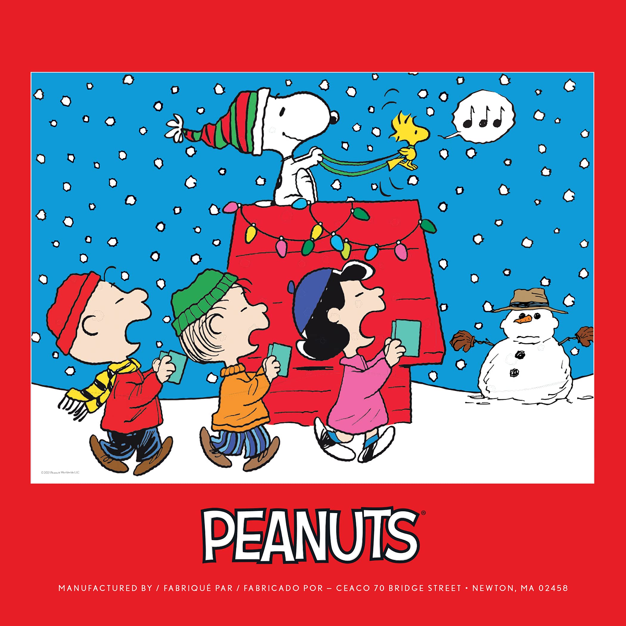 Foto 5 pulgar | Rompecabezas Ceaco Peanuts Holiday Snoopy And The Singers - Venta Internacional.