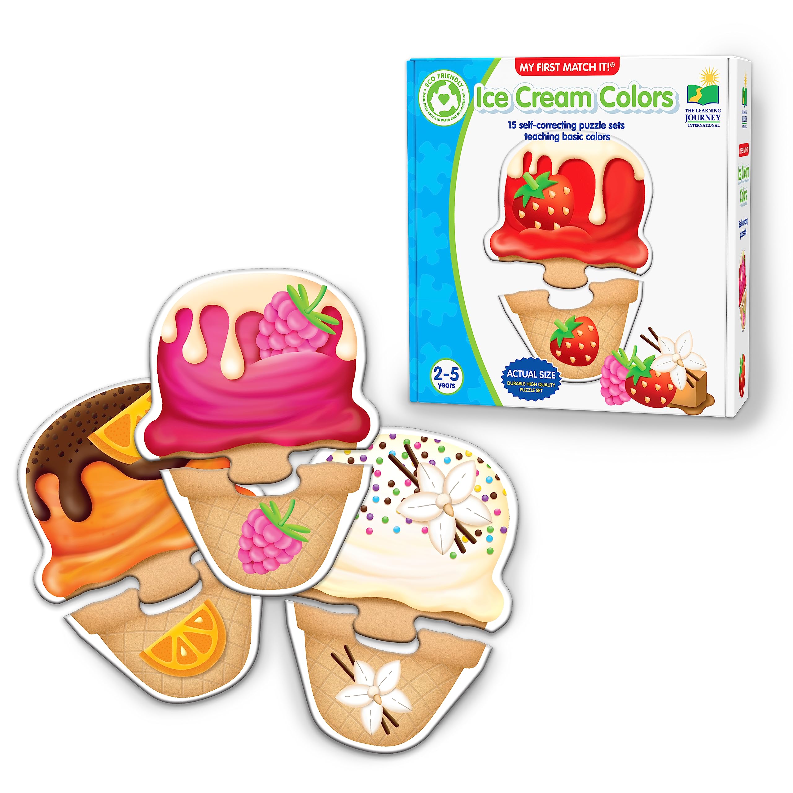 Puzzle The Learning Journey My First Match It Ice Cream - Venta Internacional.