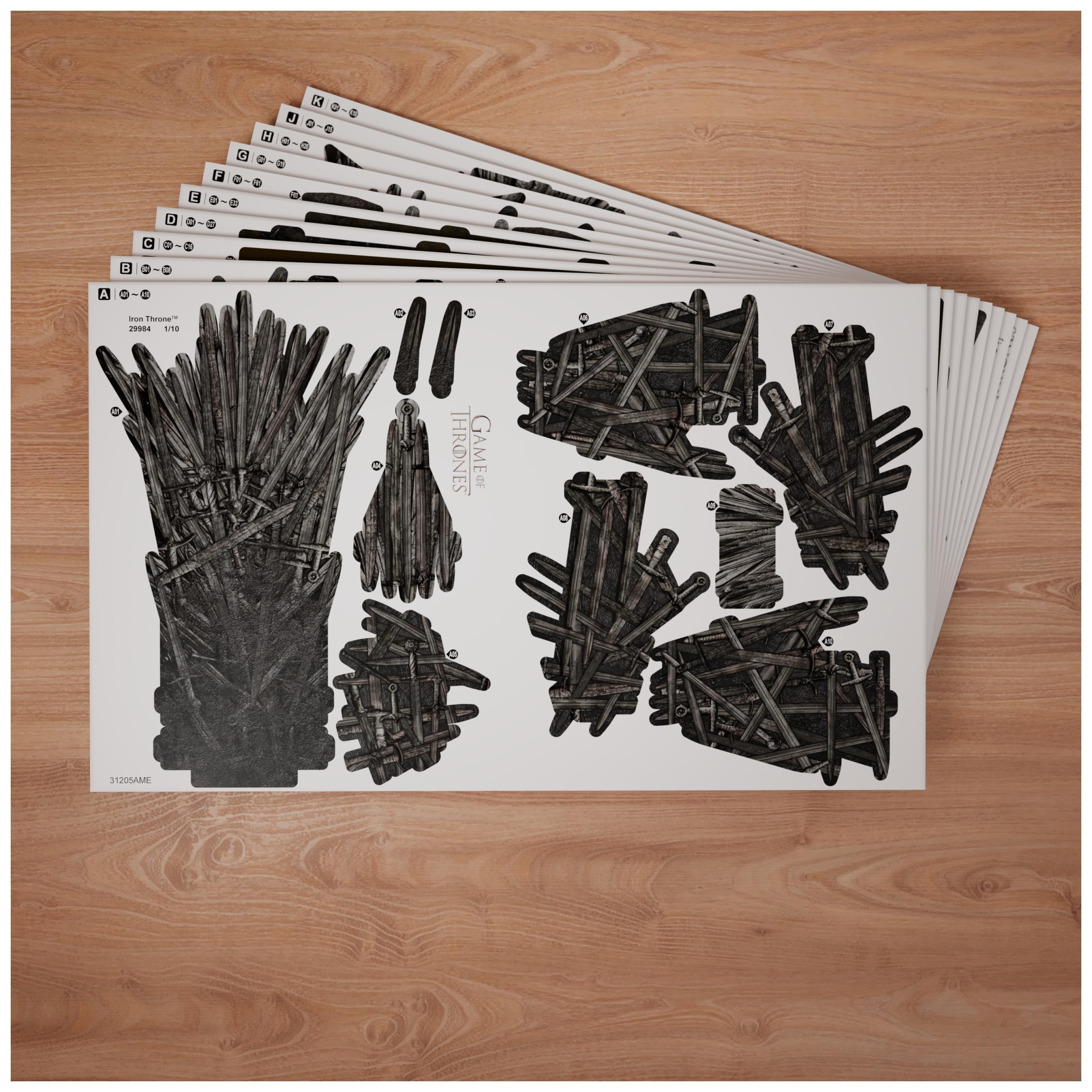 Foto 3 pulgar | Kit De Modelos 3d Spin Master Games Juego De Tronos Iron Throne - Venta Internacional.