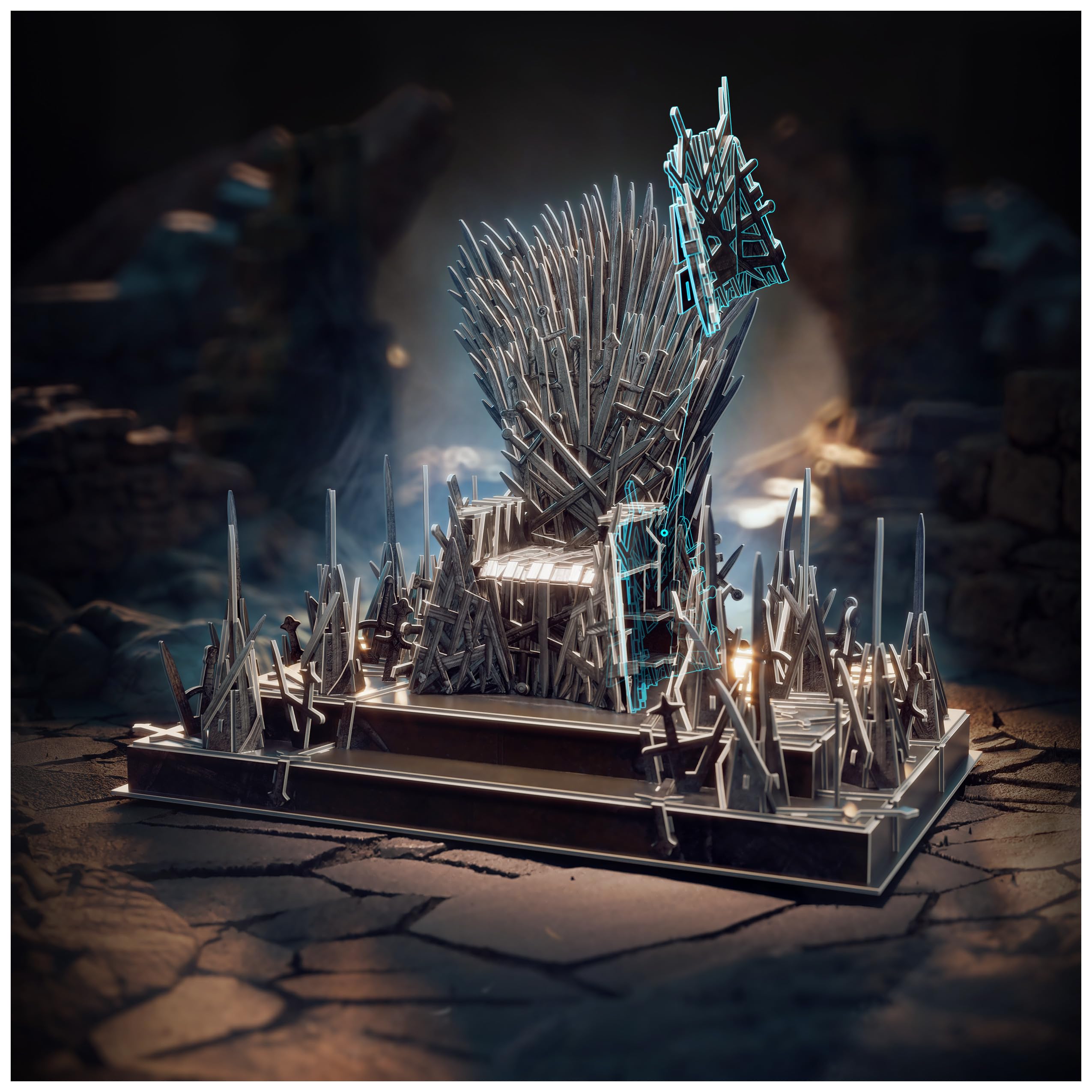 Foto 6 pulgar | Kit De Modelos 3d Spin Master Games Juego De Tronos Iron Throne - Venta Internacional.
