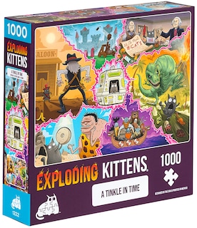 Foto 1 | Rompecabezas Exploding Kittens Tinkle In Time (1000 Piezas) - Venta Internacional.