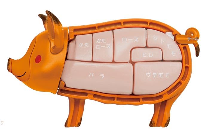 Foto 6 pulgar | Puzzle Megahouse Pork Kaitai, Cerdo Entero A La Parrilla - Venta Internacional.