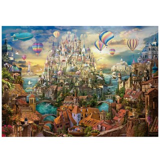 Foto 2 | Rompecabezas Educa Dreamtown De 8000 Piezas Con Pegamento Para Rompecabezas, 192 X 136 Cm - Venta Internacional.