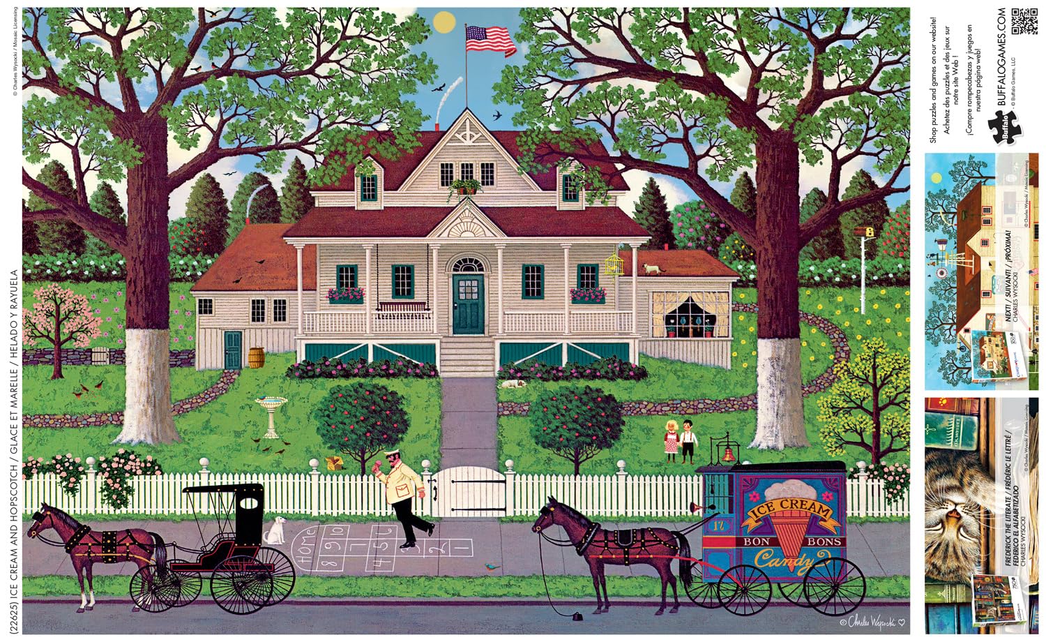 Foto 5 | Rompecabezas Buffalo Games Charles Wysocki De 300 Piezas - Venta Internacional.