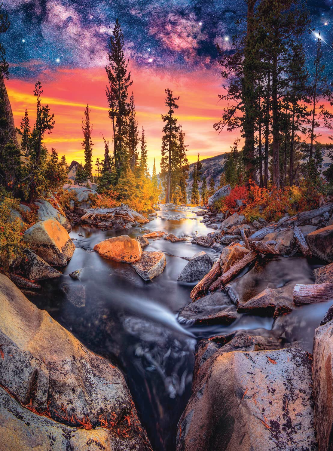 Foto 1 | Rompecabezas Buffalo Games Earthpix Forest Magic Hour 1000 Piezas - Venta Internacional.