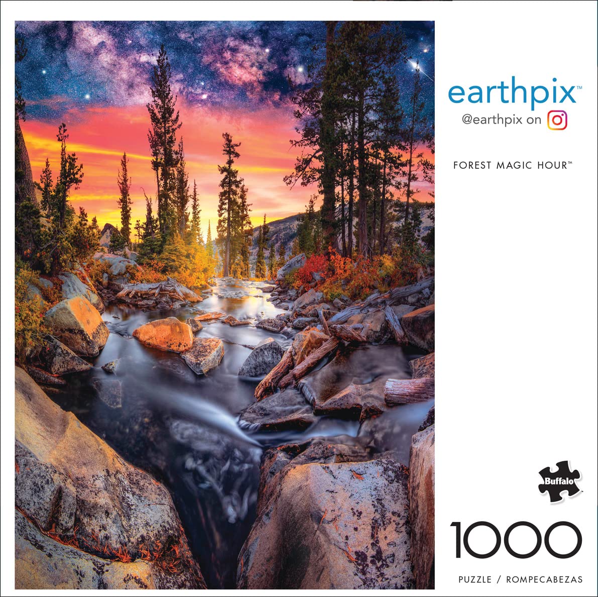 Foto 3 pulgar | Rompecabezas Buffalo Games Earthpix Forest Magic Hour 1000 Piezas - Venta Internacional.