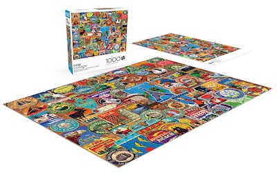 Foto 4 | Pegatinas Para Maletas Con Rompecabezas Buffalo Games, 1000 Piezas - Venta Internacional.