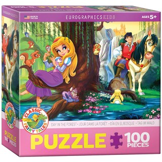 Foto 1 | Rompecabezas Eurographics Day In The Forest De 100 Piezas - Venta Internacional.