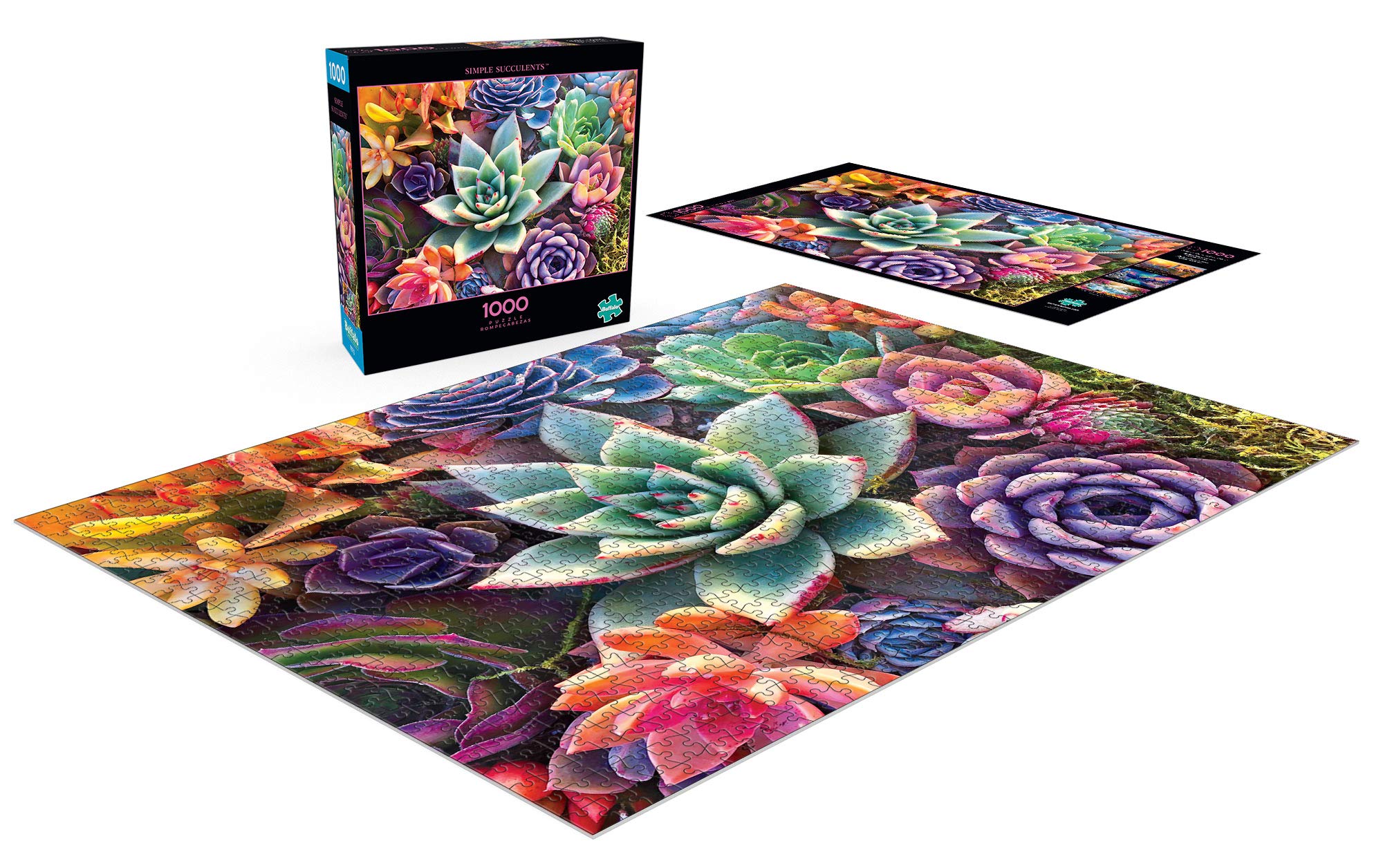 Foto 5 pulgar | Rompecabezas Buffalo Games Simple Suculent De 1000 Piezas - Venta Internacional.
