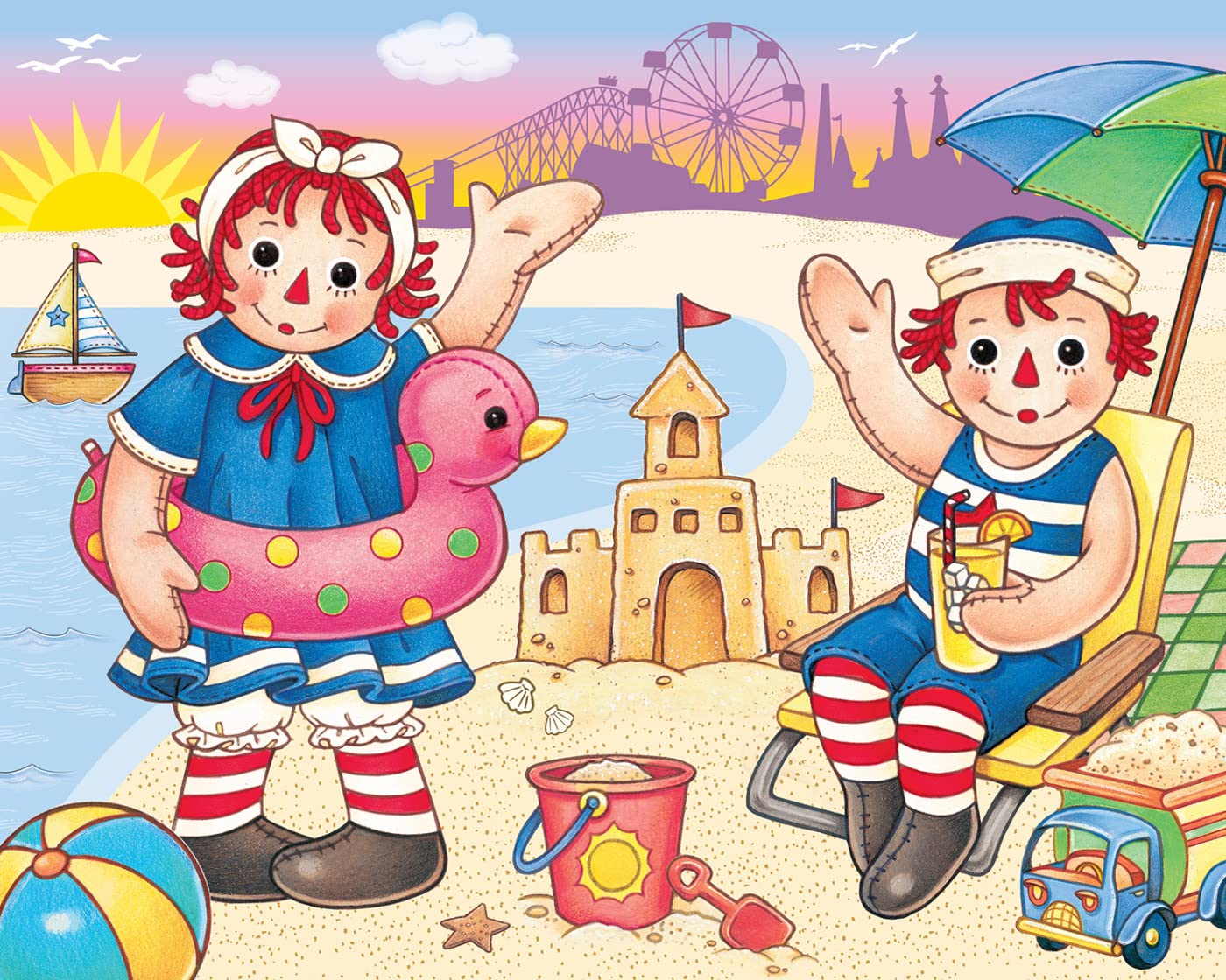 Foto 6 pulgar | Juego De Rompecabezas Masterpieces Raggedy Ann, Paquete De 4 Unidades, 100 Piezas Para Niños - Venta Internacional.