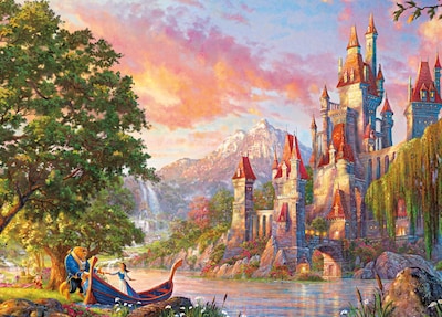 Foto 1 | Rompecabezas Ceaco Thomas Kinkade Disney La Bella Y La Bestia - Venta Internacional.