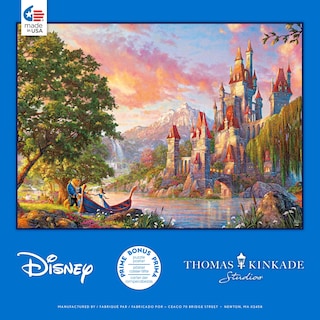 Foto 3 | Rompecabezas Ceaco Thomas Kinkade Disney La Bella Y La Bestia - Venta Internacional.