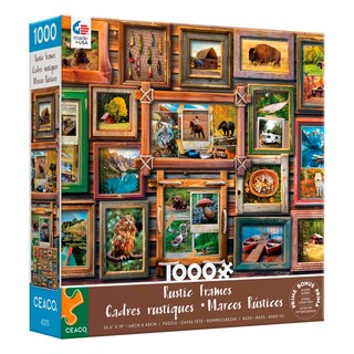 Foto 3 | Rompecabezas Ceaco Rustic Frames 1000 Piezas - Venta Internacional.
