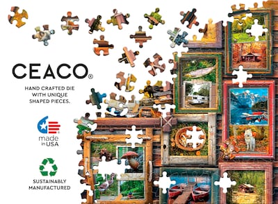 Foto 5 | Rompecabezas Ceaco Rustic Frames 1000 Piezas - Venta Internacional.
