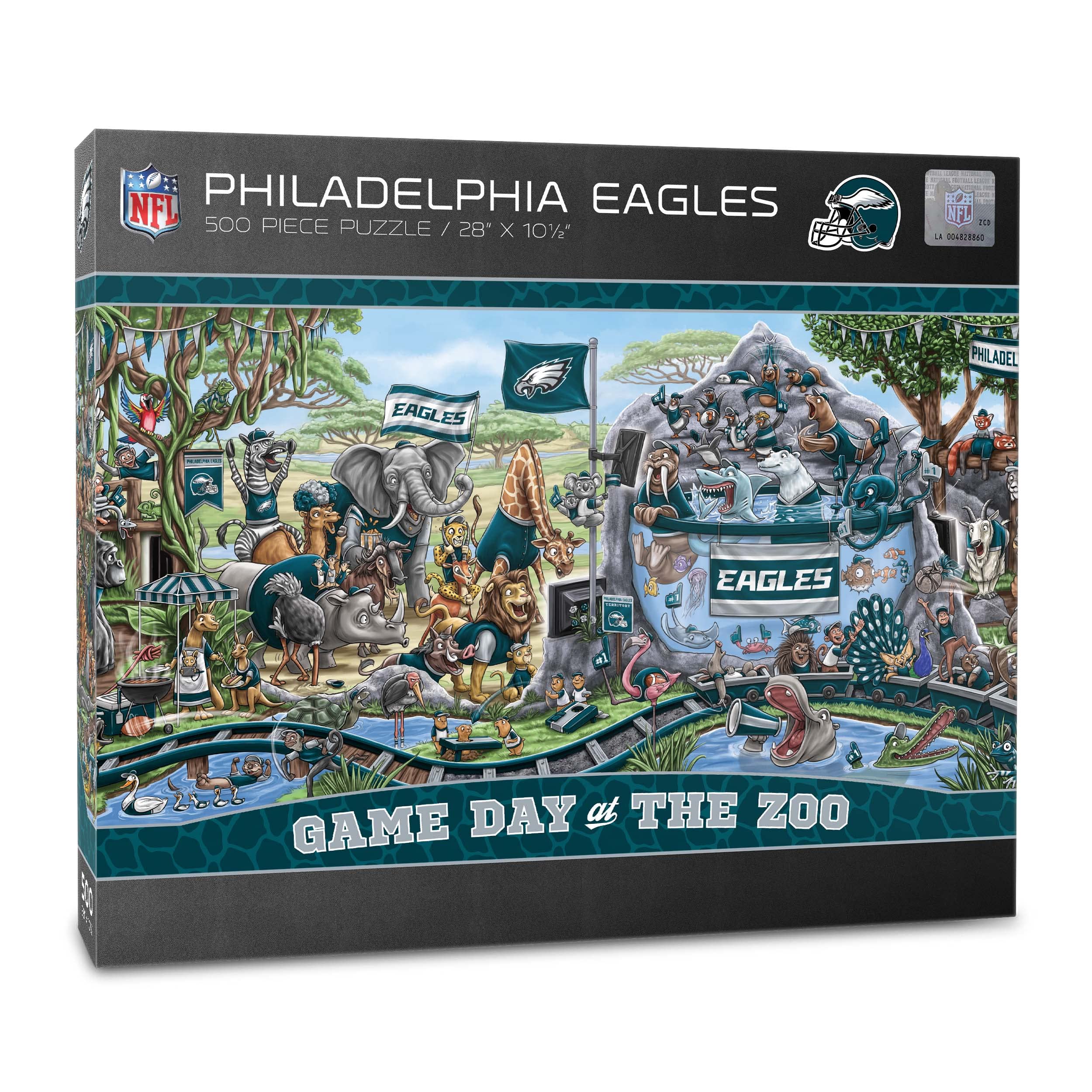 Foto 1 | Puzzle Youthefan: Día Del Partido De Los Philadelphia Eagles De La Nfl En The Zoo - Venta Internacional.
