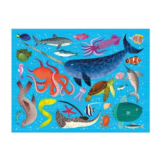 Foto 2 | Puzzle Mudpuppy Ocean Life 36 Piezas Con Bolsa De Tela Para Niños A Partir De 3 Años - Venta Internacional.