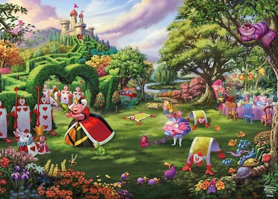 Foto 1 | Rompecabezas Ceaco Thomas Kinkade Disney Queen Of Hearts 1000 Piezas - Venta Internacional.