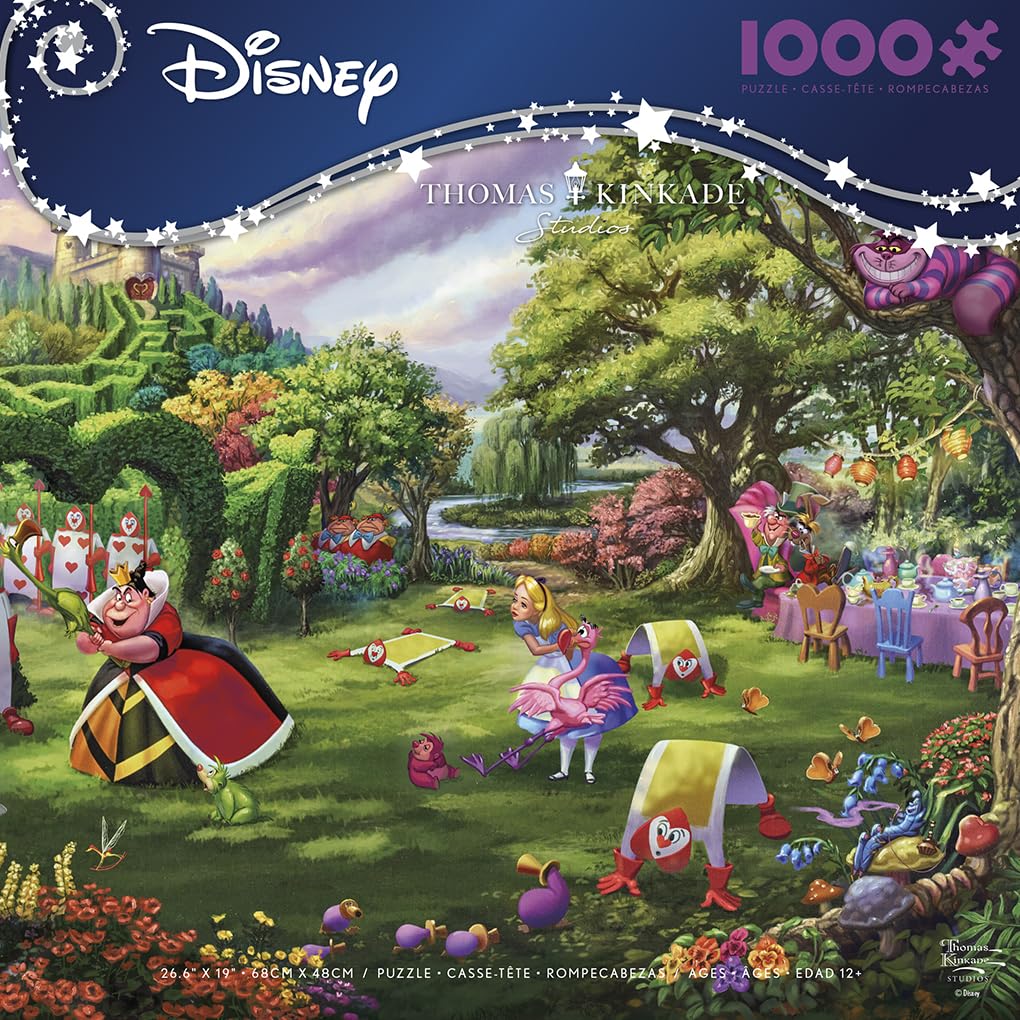 Foto 3 pulgar | Rompecabezas Ceaco Thomas Kinkade Disney Queen Of Hearts 1000 Piezas - Venta Internacional.
