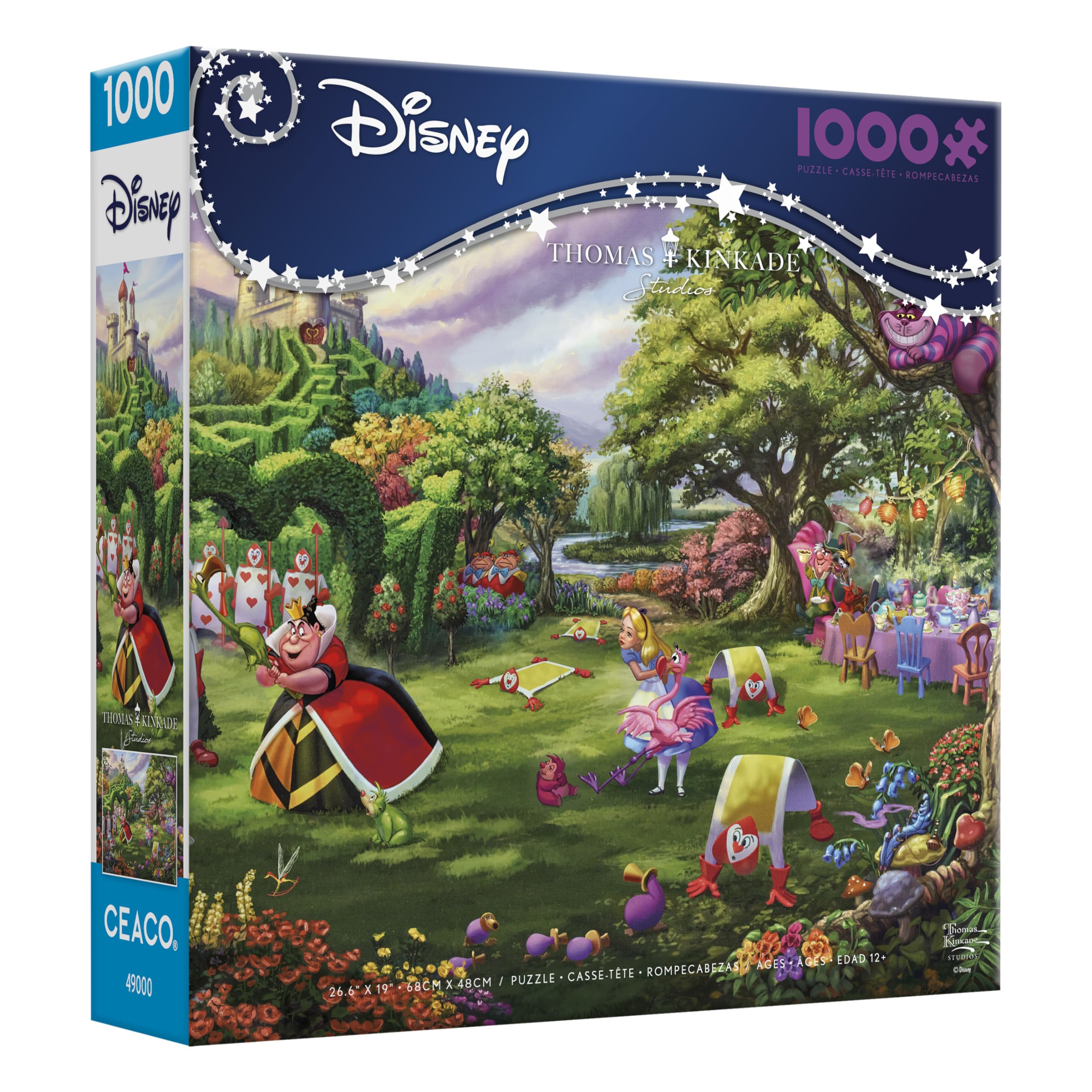 Foto 4 pulgar | Rompecabezas Ceaco Thomas Kinkade Disney Queen Of Hearts 1000 Piezas - Venta Internacional.