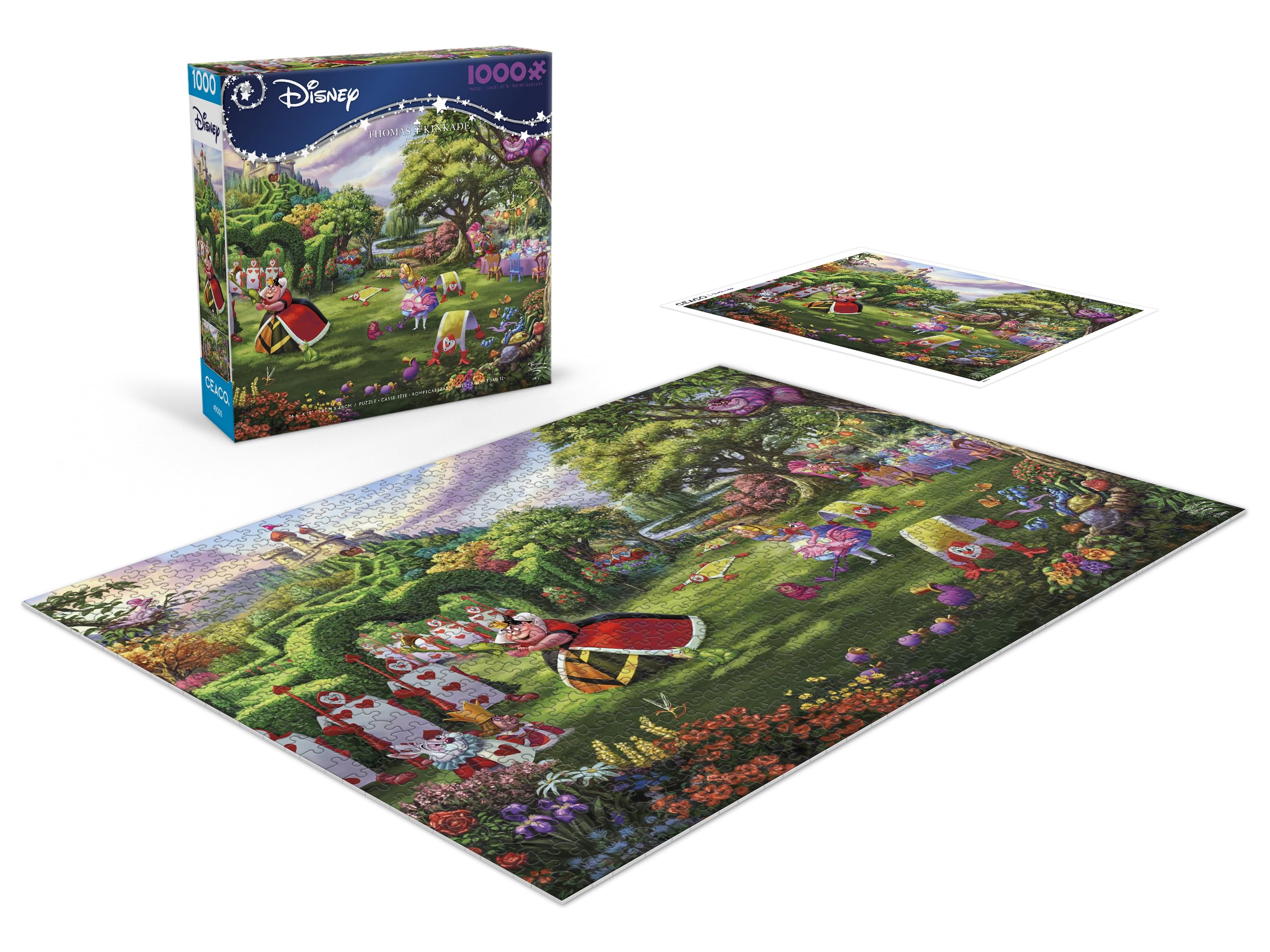 Foto 5 pulgar | Rompecabezas Ceaco Thomas Kinkade Disney Queen Of Hearts 1000 Piezas - Venta Internacional.