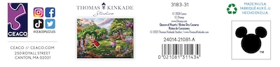 Foto 7 | Rompecabezas Ceaco Thomas Kinkade Disney Queen Of Hearts 1000 Piezas - Venta Internacional.