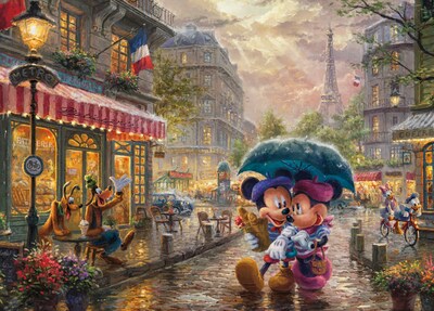Foto 1 | Rompecabezas Ceaco Thomas Kinkade Disney Mickey & Minnie - Venta Internacional.