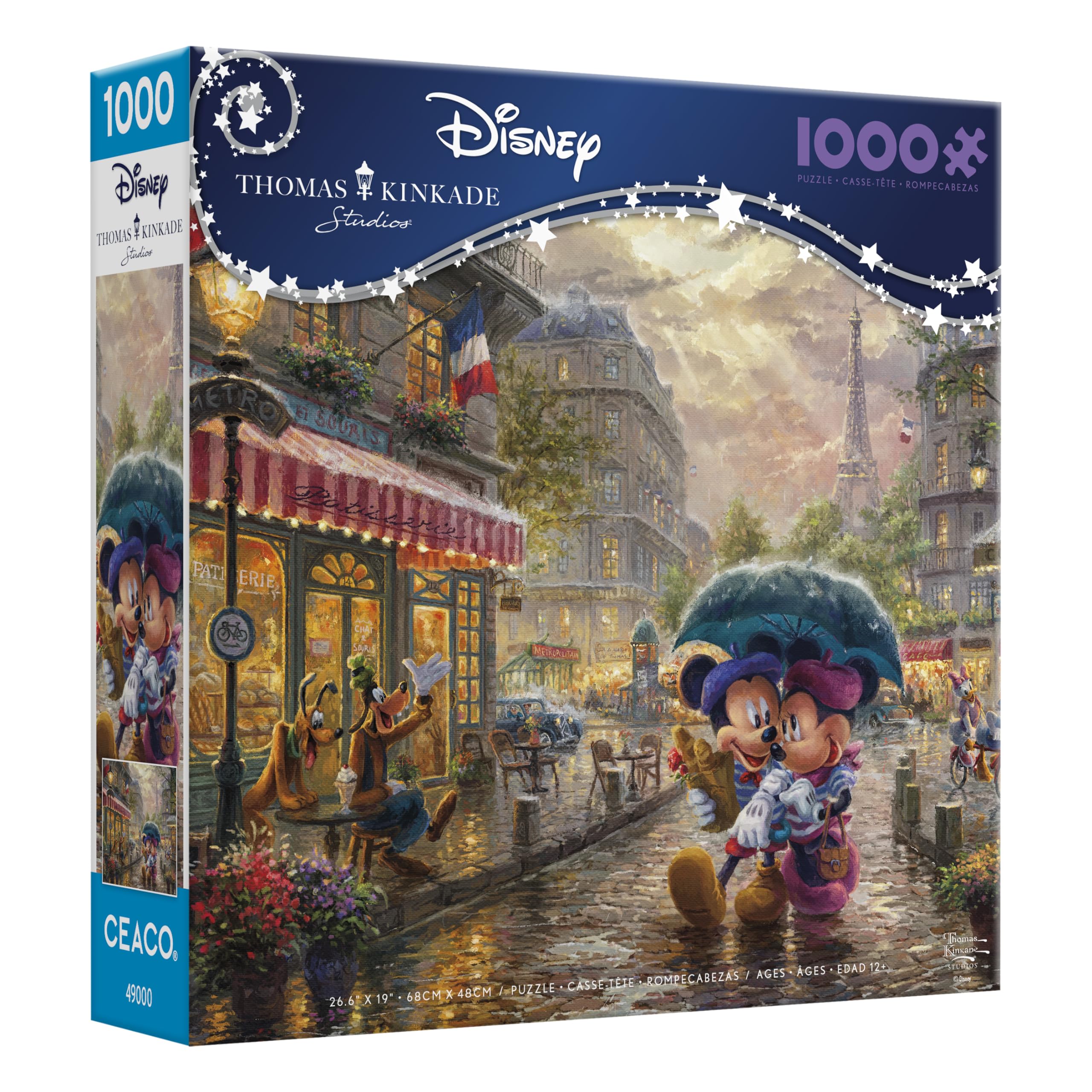 Foto 4 pulgar | Rompecabezas Ceaco Thomas Kinkade Disney Mickey & Minnie - Venta Internacional.