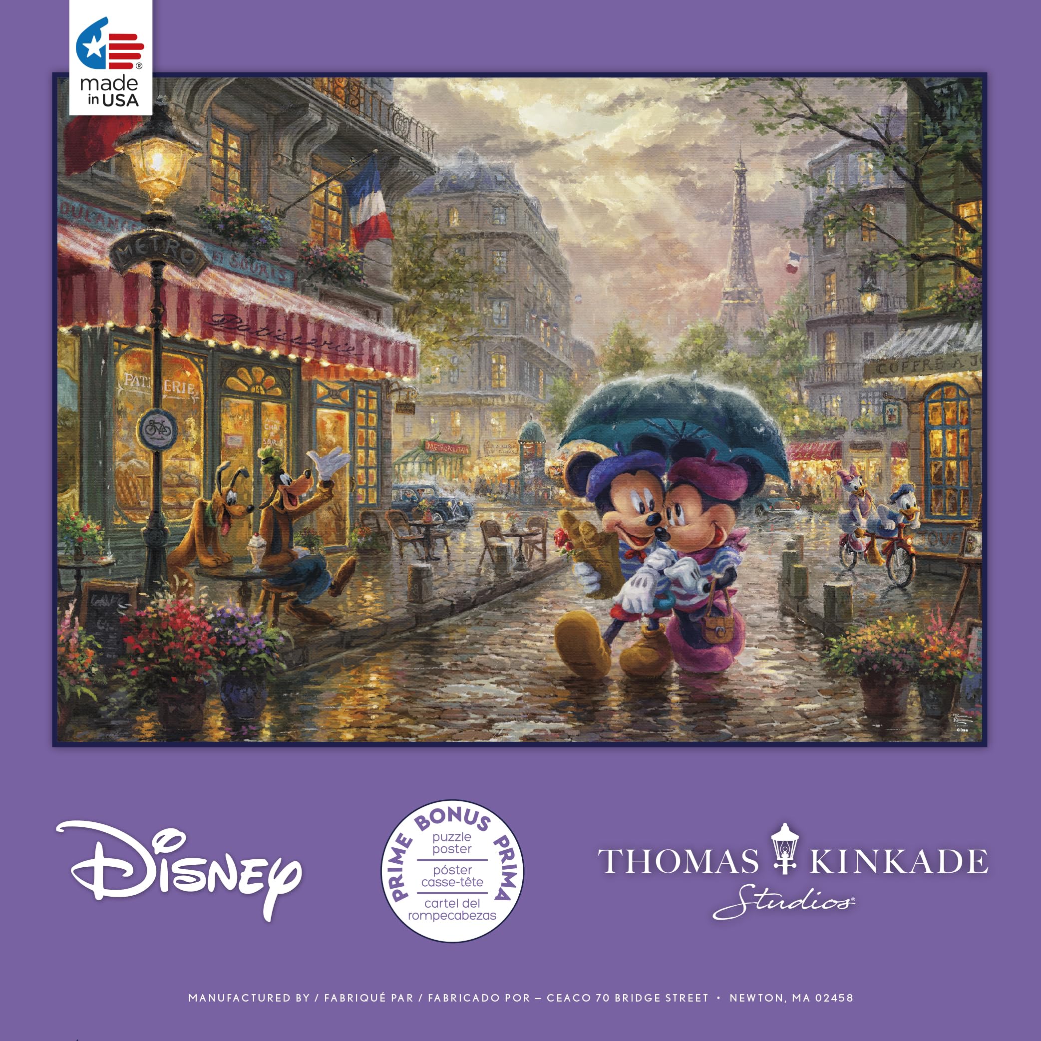 Foto 7 pulgar | Rompecabezas Ceaco Thomas Kinkade Disney Mickey & Minnie - Venta Internacional.