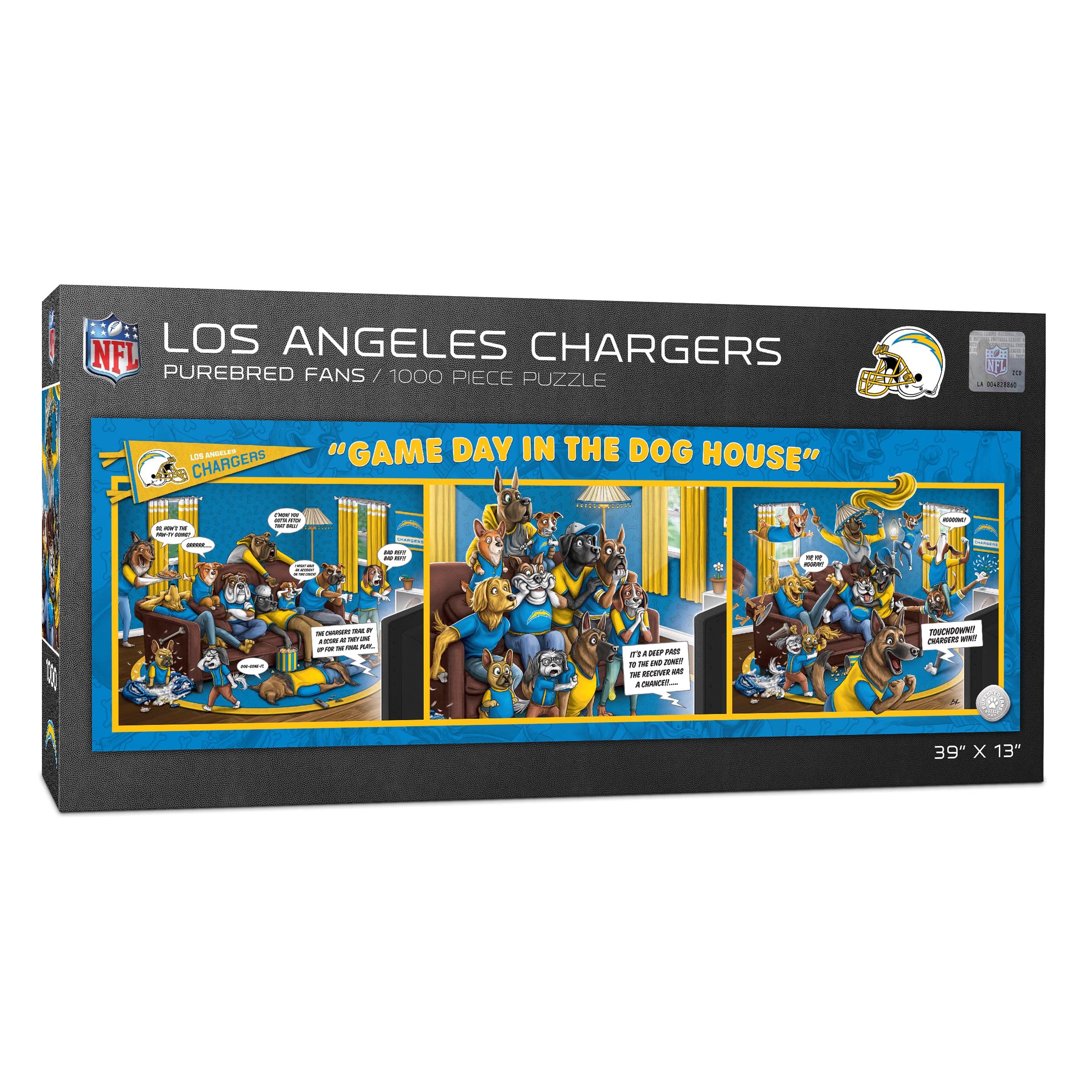 Puzzle Youthefan Nfl Los Angeles Chargers Game Day, 1000 Unidades - Venta Internacional.
