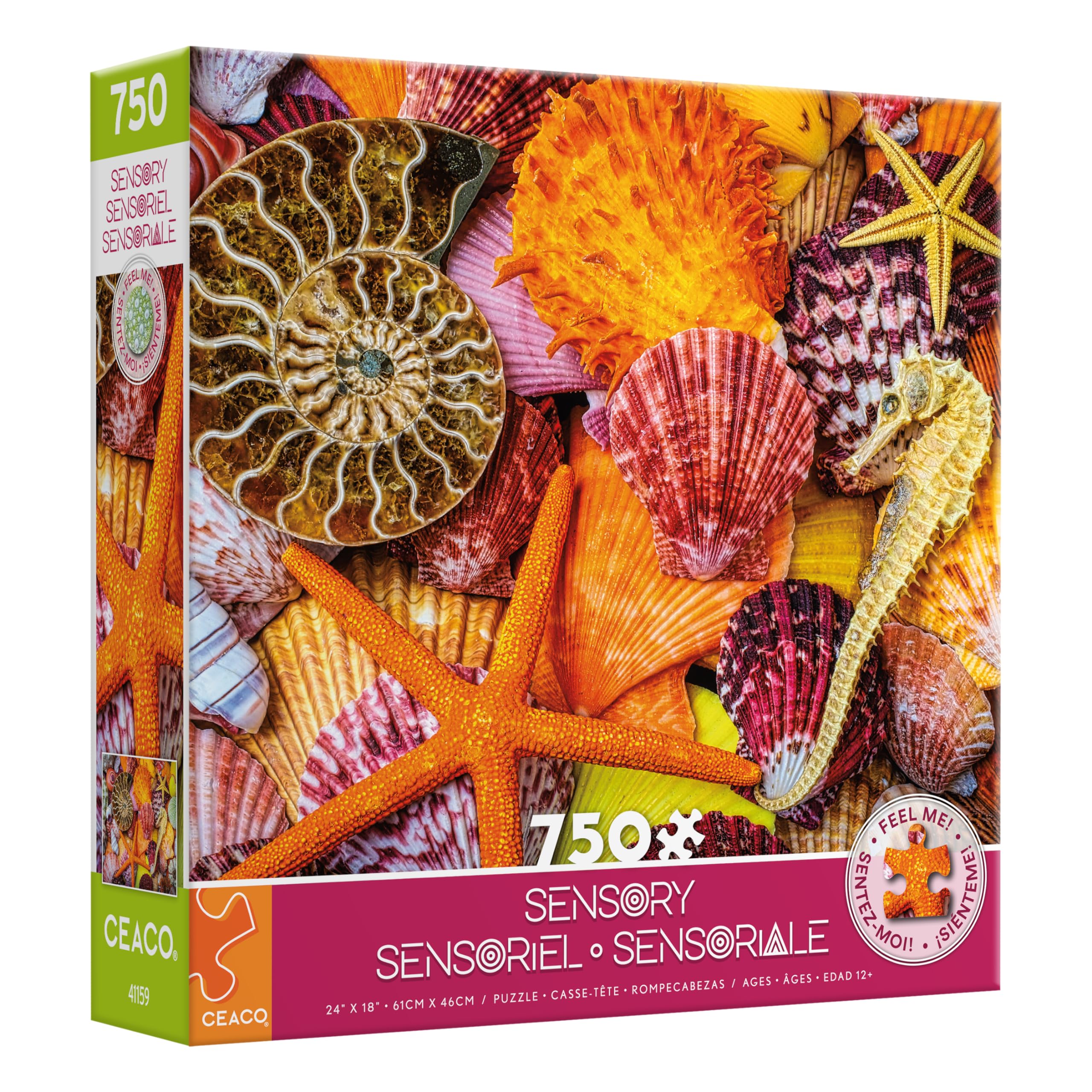 Foto 4 pulgar | Rompecabezas Ceaco Sensory Starfish And Shells 750 Piezas - Venta Internacional.