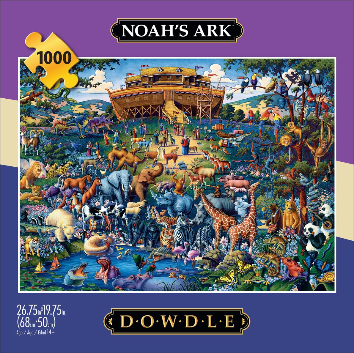 Foto 3 pulgar | Rompecabezas Buffalo Games Dowdle Noah's Ark 1000 Piezas - Venta Internacional.