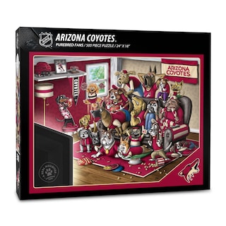 Foto 1 | Puzzle Youthefan, Fanáticos De Raza Pura De Los Arizona Coyotes De La Nhl, 500 Unidades - Venta Internacional.