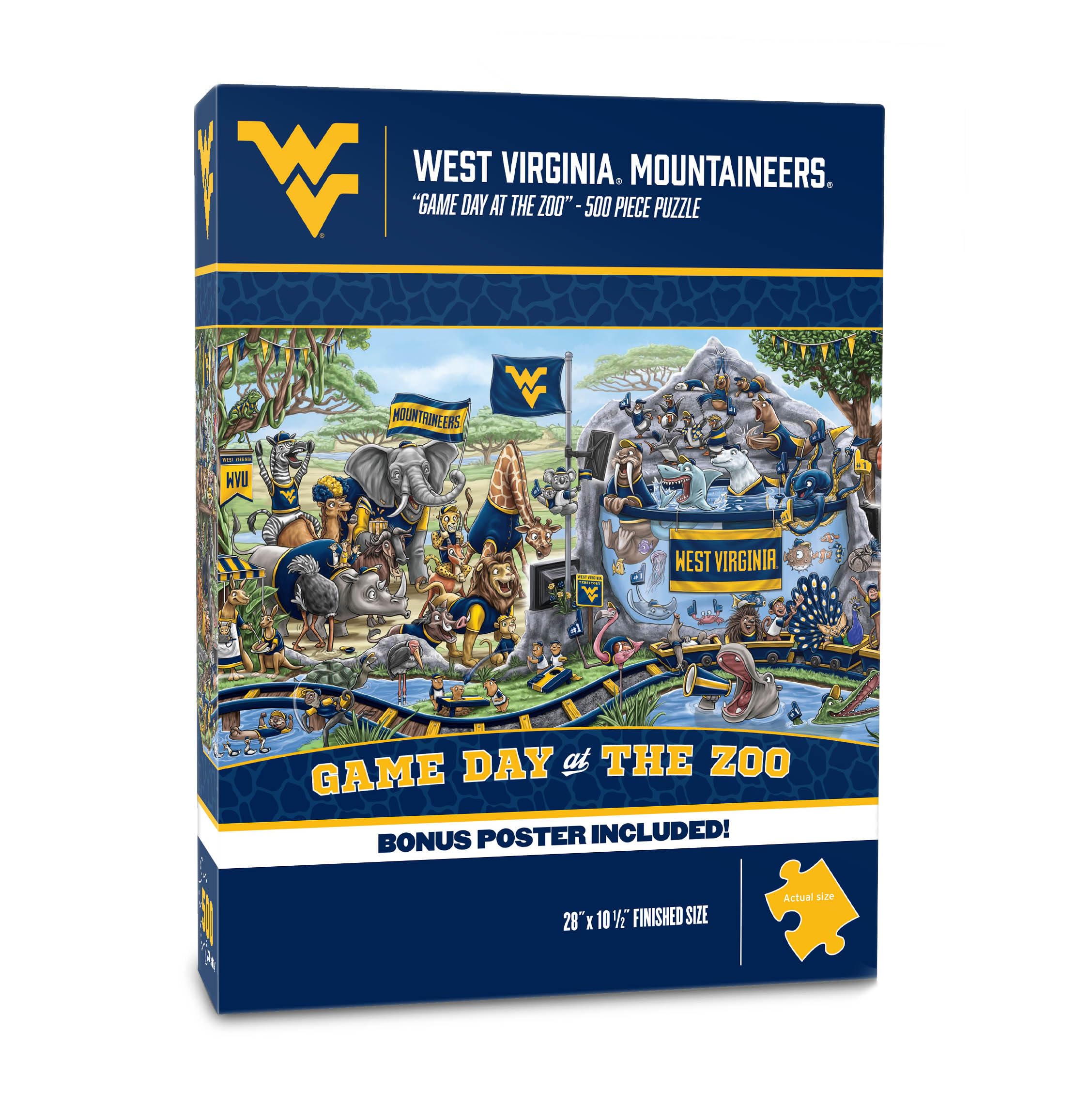 Foto 2 pulgar | Puzzle Youthefan Ncaa West Virginia Mountaineers, 500 Unidades - Venta Internacional.