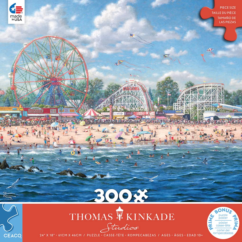 Foto 2 | Rompecabezas De Ceaco Thomas Kinkade Inspirations Coney Island - Venta Internacional.