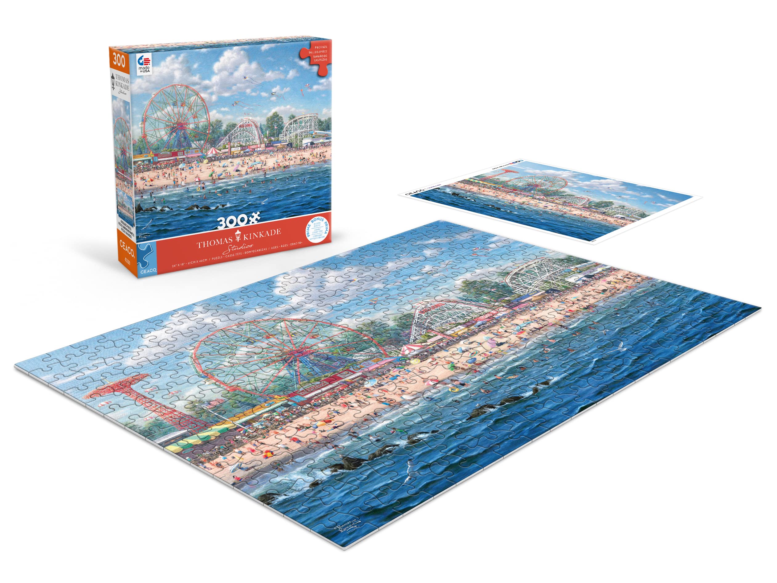 Foto 4 | Rompecabezas De Ceaco Thomas Kinkade Inspirations Coney Island - Venta Internacional.