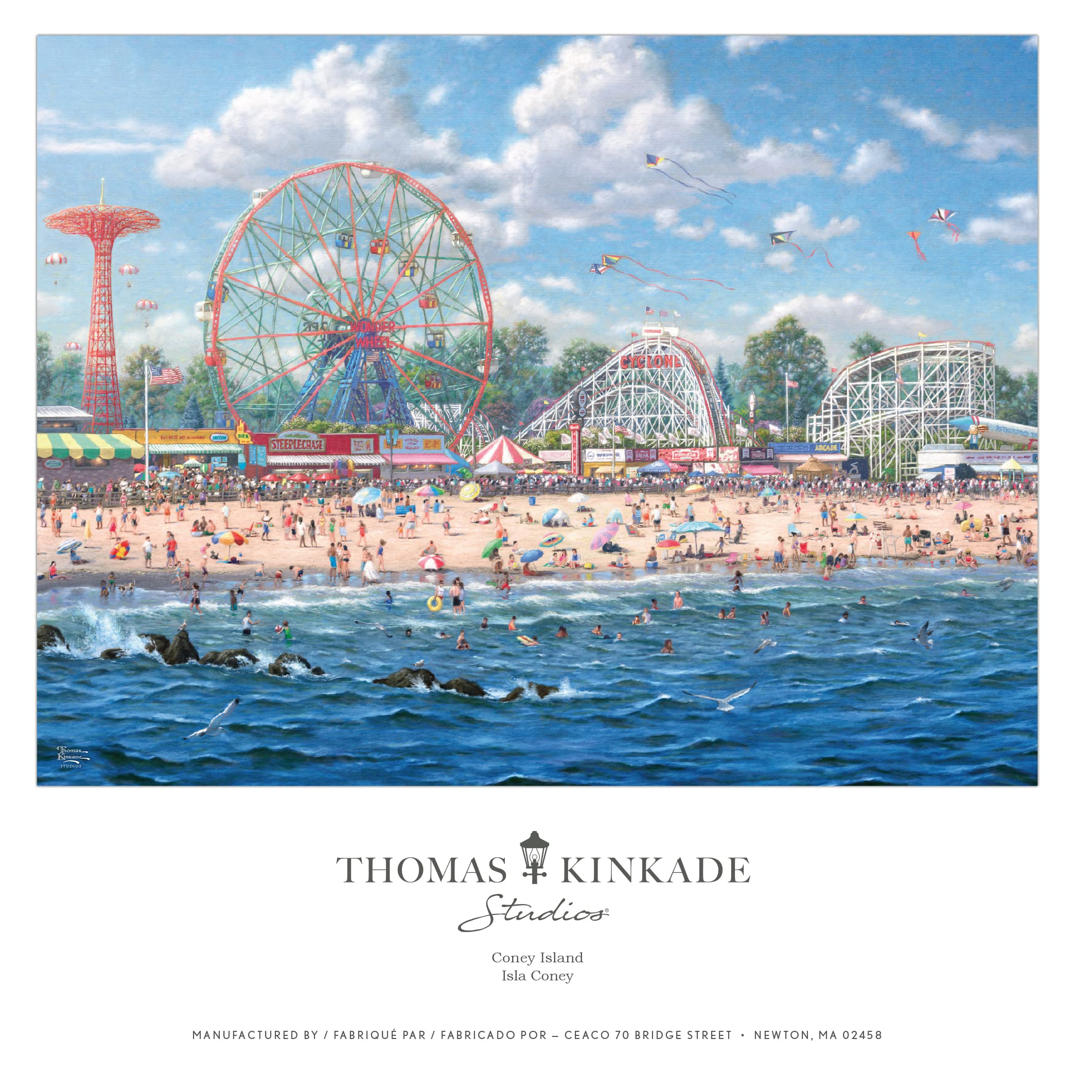 Foto 7 pulgar | Rompecabezas De Ceaco Thomas Kinkade Inspirations Coney Island - Venta Internacional.