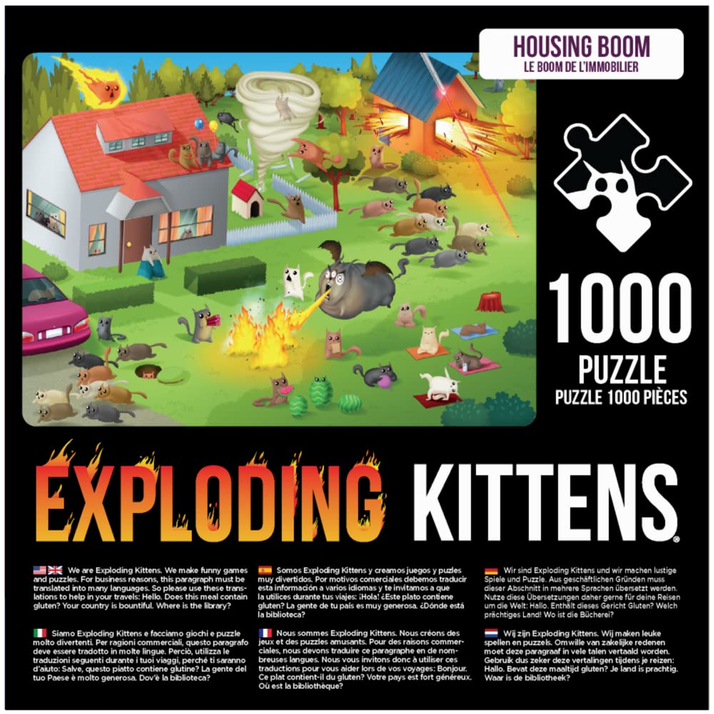 Foto 3 pulgar | Puzle Exploding Kittens Housing Boom 1000 Piezas - Venta Internacional.