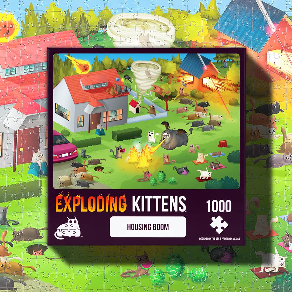 Foto 4 pulgar | Puzle Exploding Kittens Housing Boom 1000 Piezas - Venta Internacional.