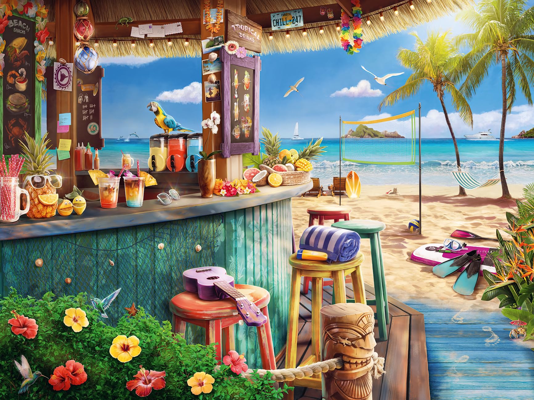Foto 2 pulgar | Rompecabezas Ravensburger Beach Bar Breezes 1500 Piezas - Venta Internacional.