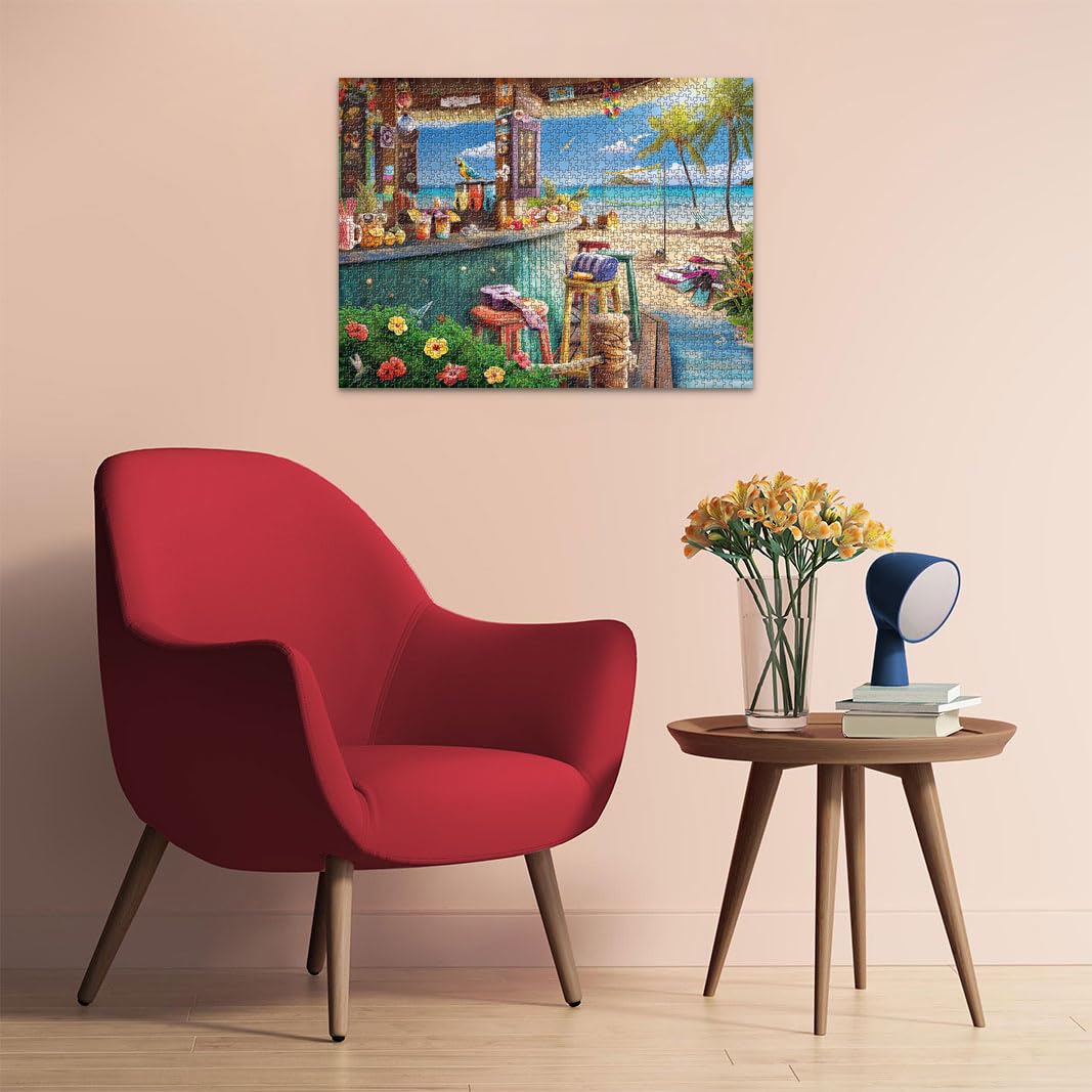 Foto 6 pulgar | Rompecabezas Ravensburger Beach Bar Breezes 1500 Piezas - Venta Internacional.
