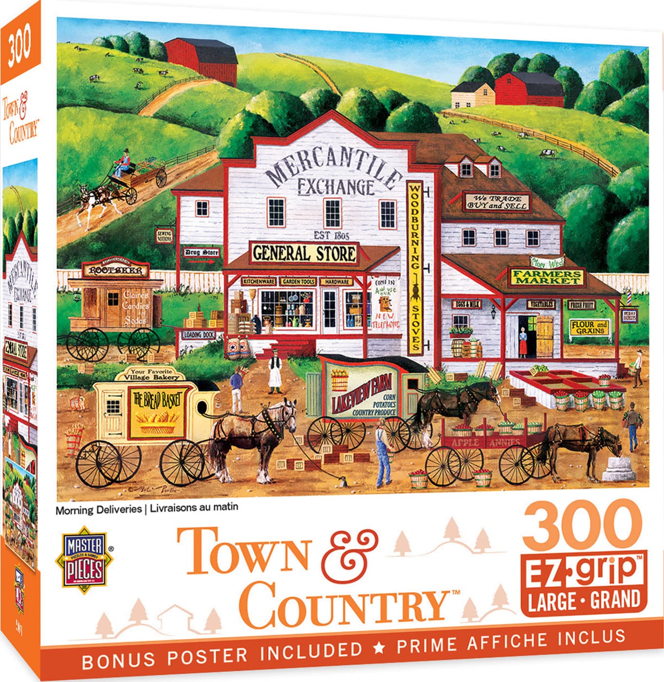 Rompecabezas Masterpieces Morning Delivery 300 Piezas - Venta Internacional.