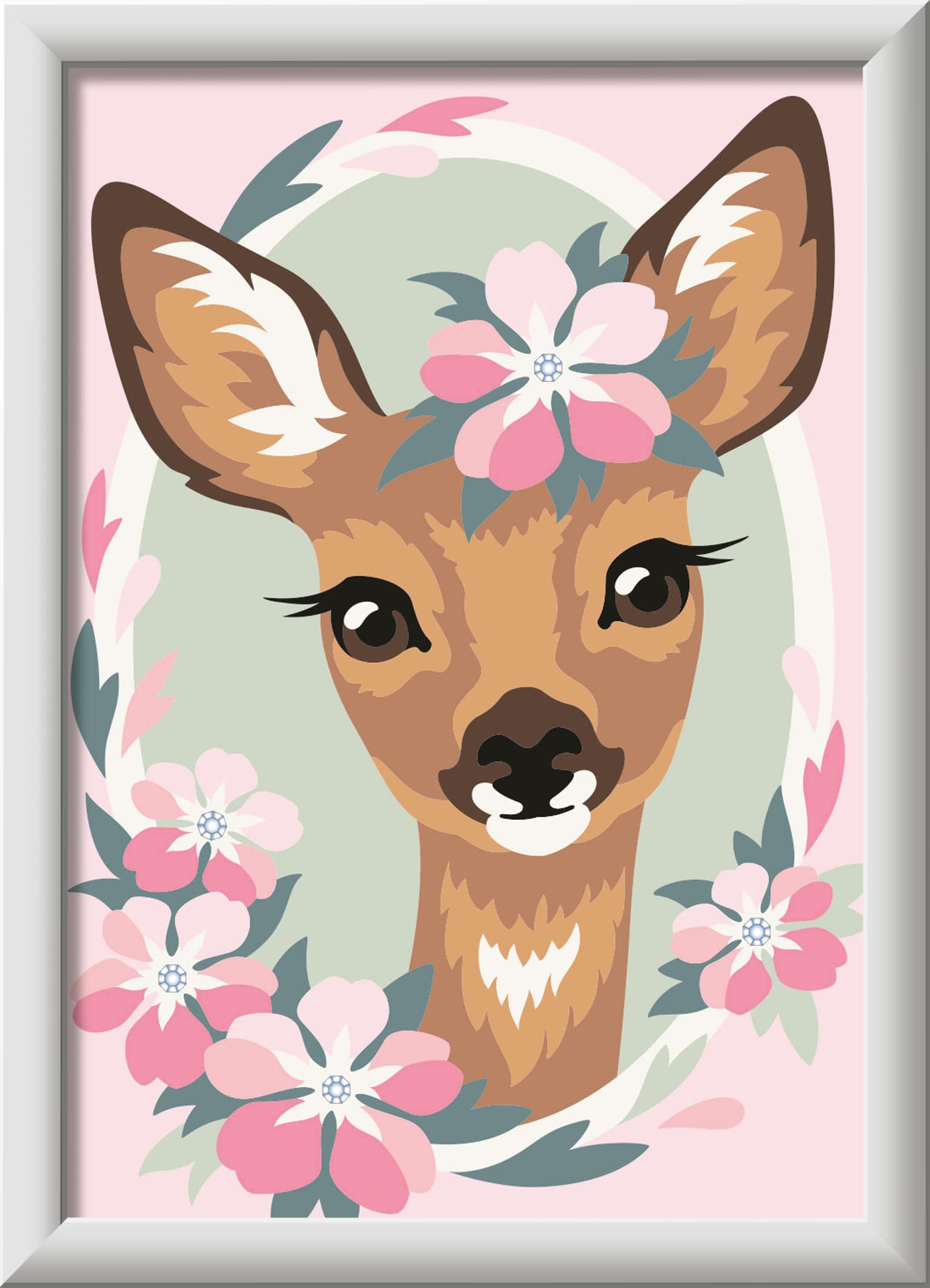 Foto 4 pulgar | Kit De Pintura Por Números Ravensburger Creart Delightful Deer - Venta Internacional.