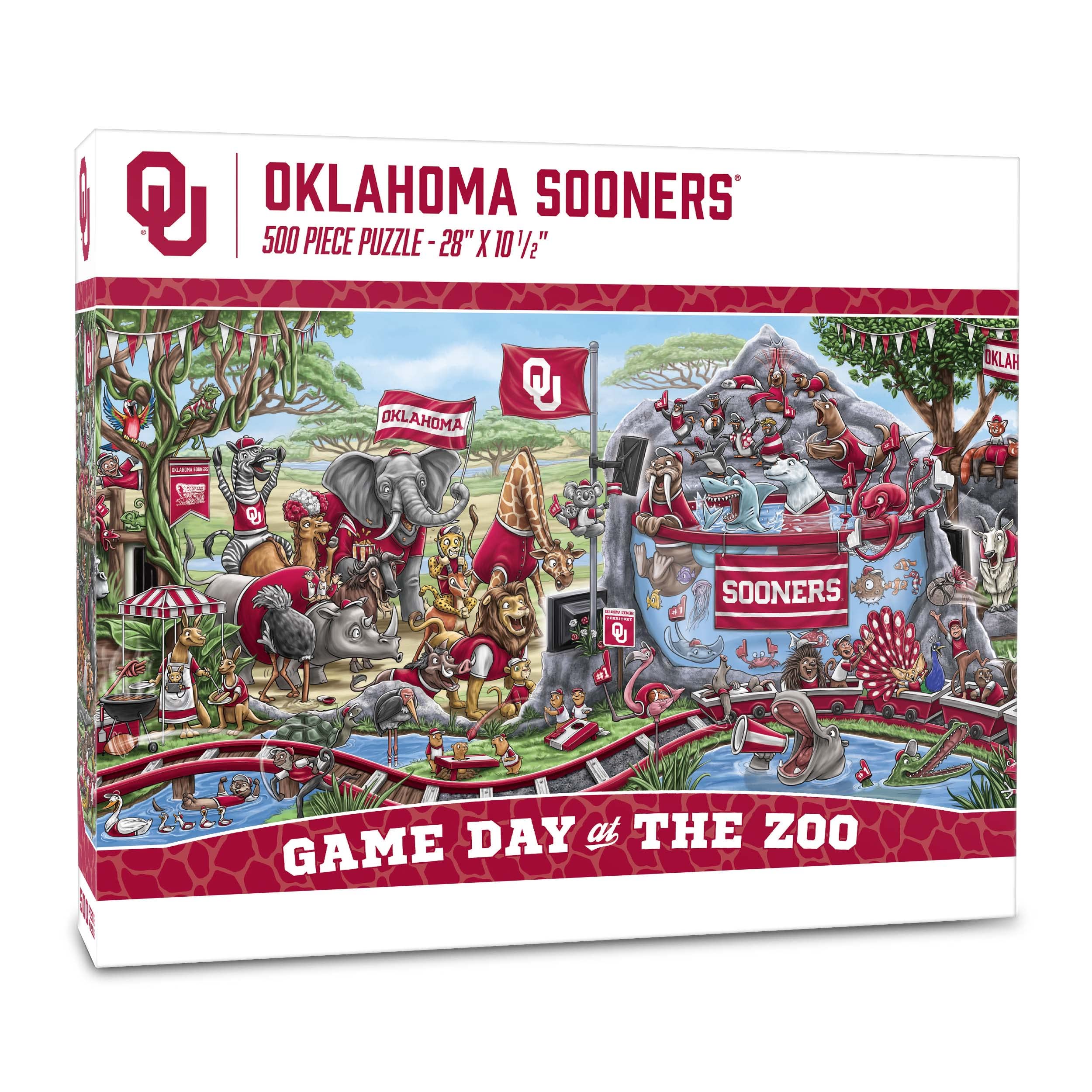 Foto 2 pulgar | Puzzle Youthefan Ncaa Oklahoma Sooners Game Day En The Zoo - Venta Internacional.