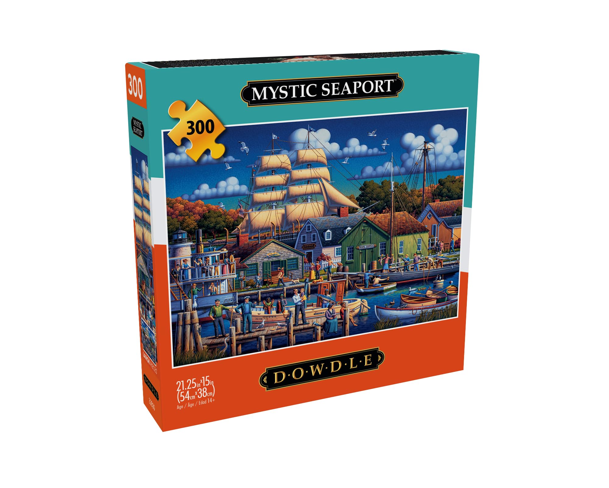 Foto 4 pulgar | Rompecabezas Buffalo Games Dowdle Mystic Seaport 300 Piezas - Venta Internacional.