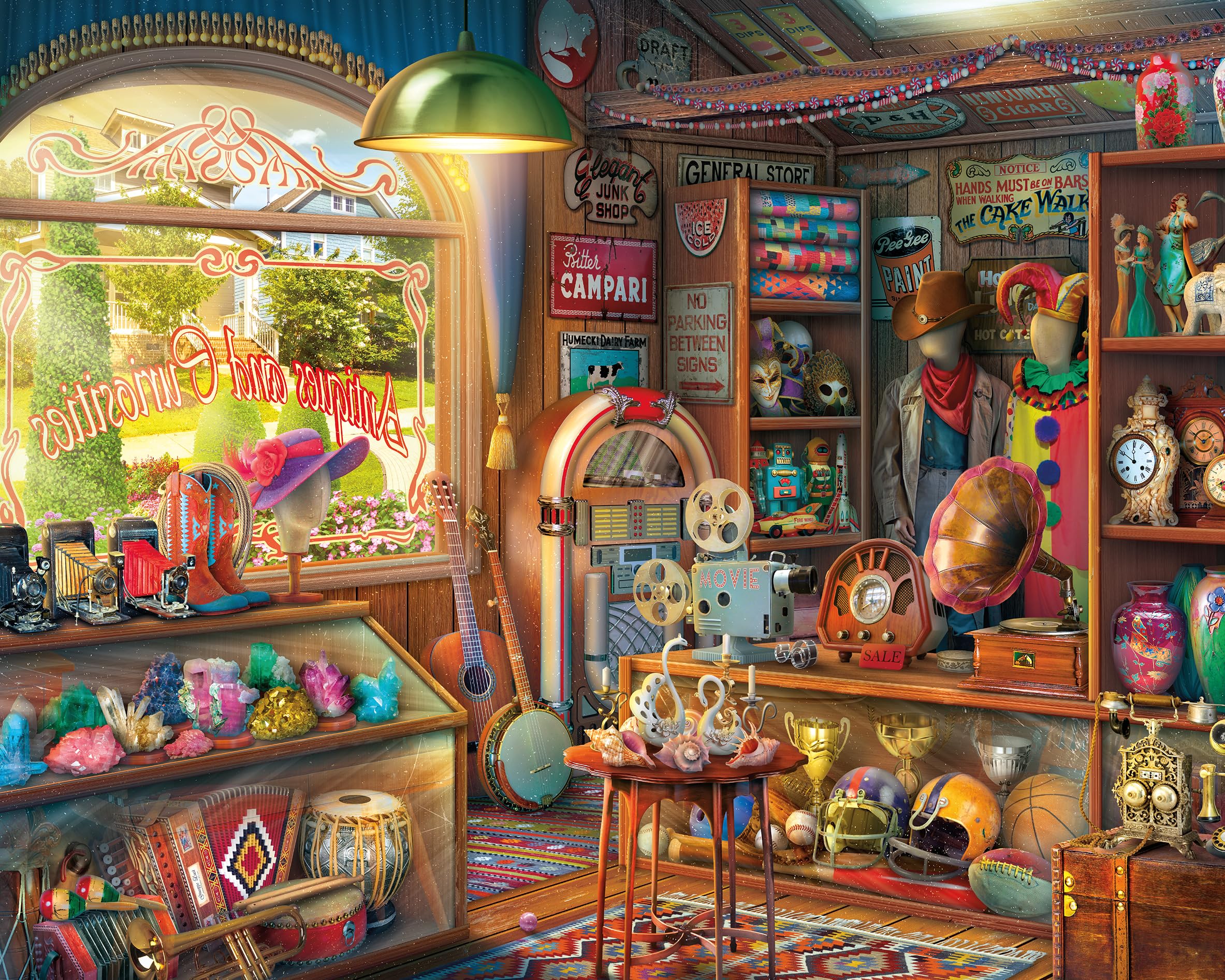 Rompecabezas Ceaco Antique Shop 1000 Piezas - Venta Internacional.