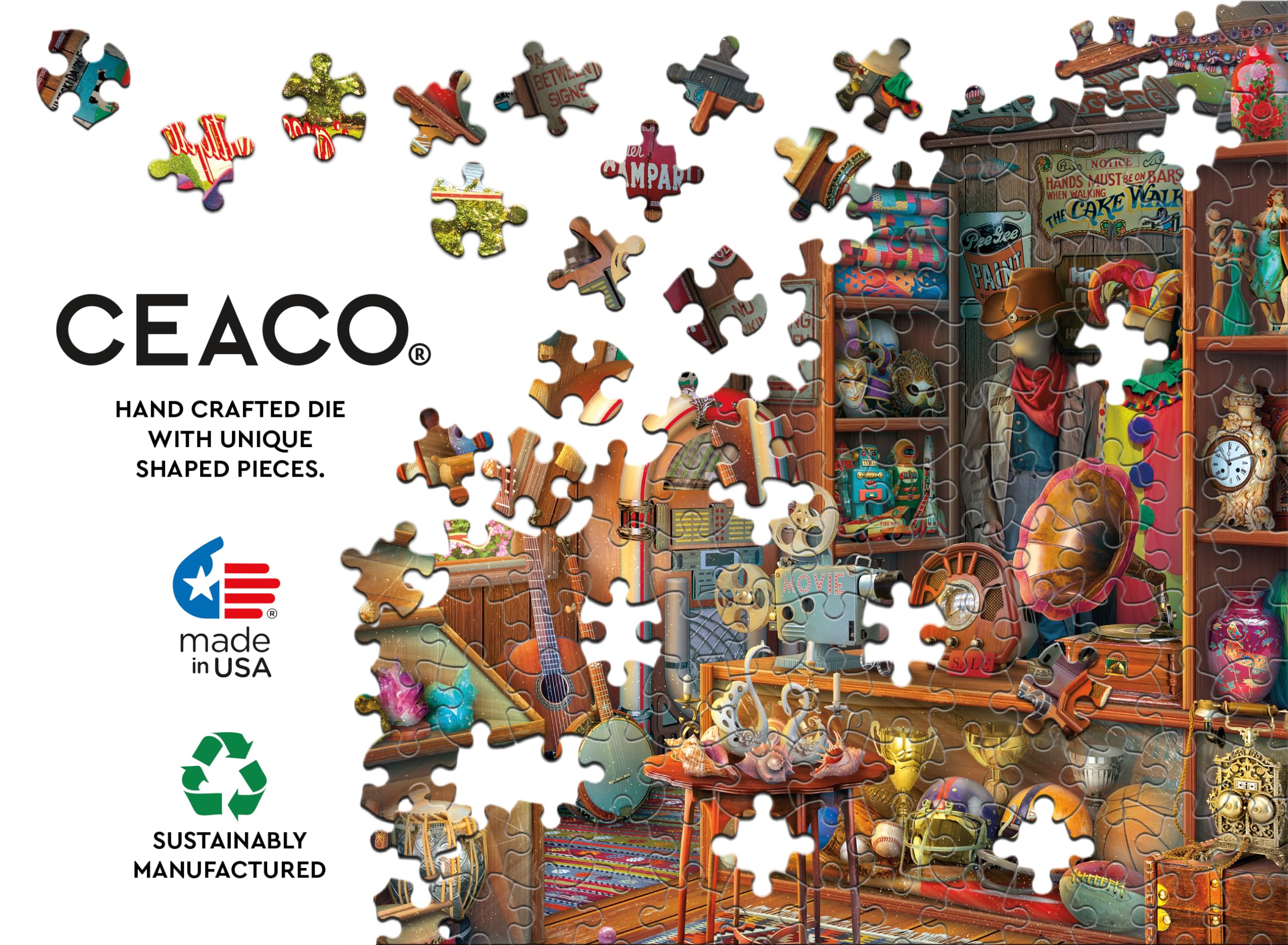 Foto 5 | Rompecabezas Ceaco Antique Shop 1000 Piezas - Venta Internacional.