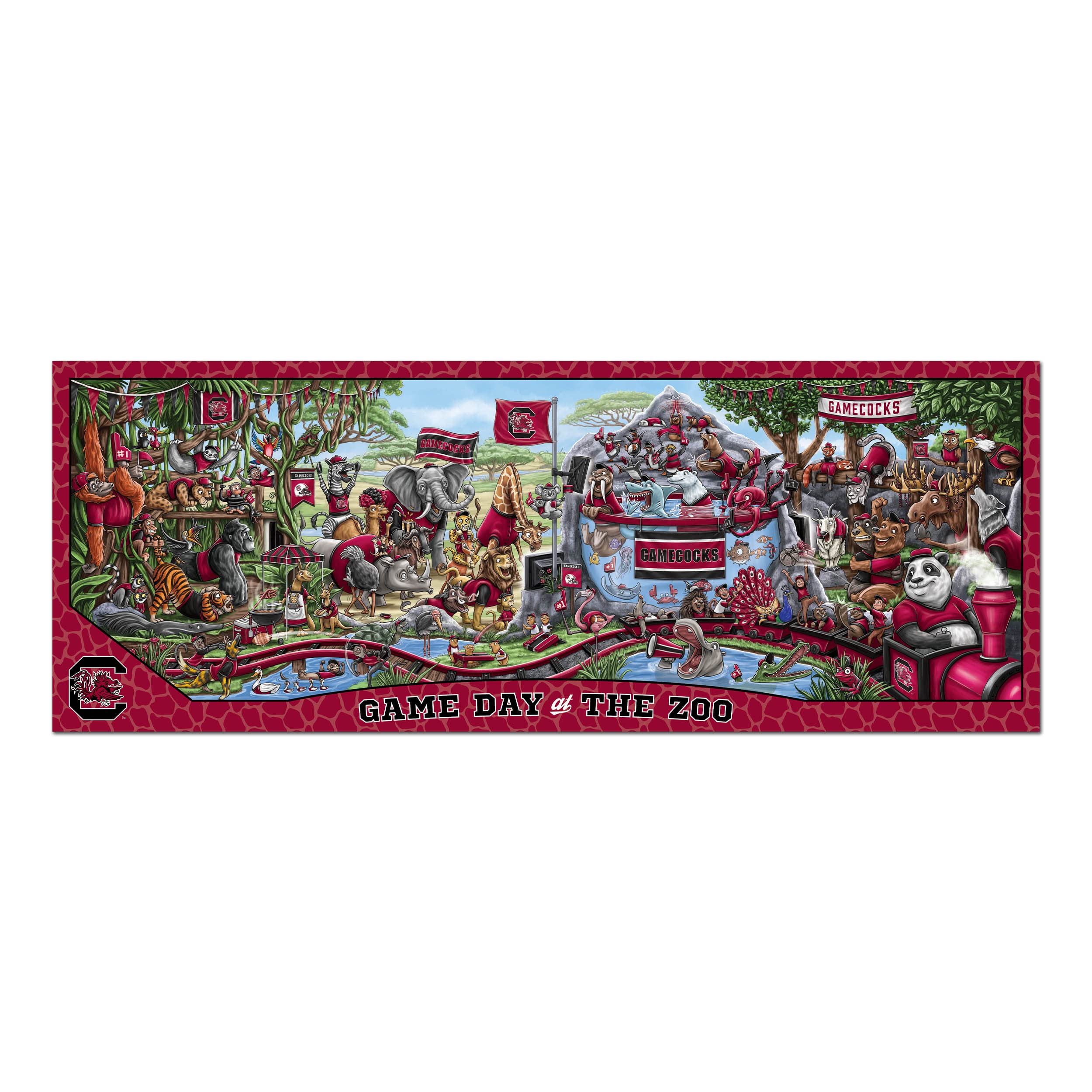 Foto 3 | Puzzle Youthefan: Día Del Partido De Los Gamecocks De La Ncaa De Carolina Del Sur - Venta Internacional.