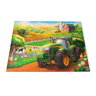 Foto 1 | Puzle John Deere Farm Kids De 70 Piezas Para Niños Mayores De 4 Años - Venta Internacional.